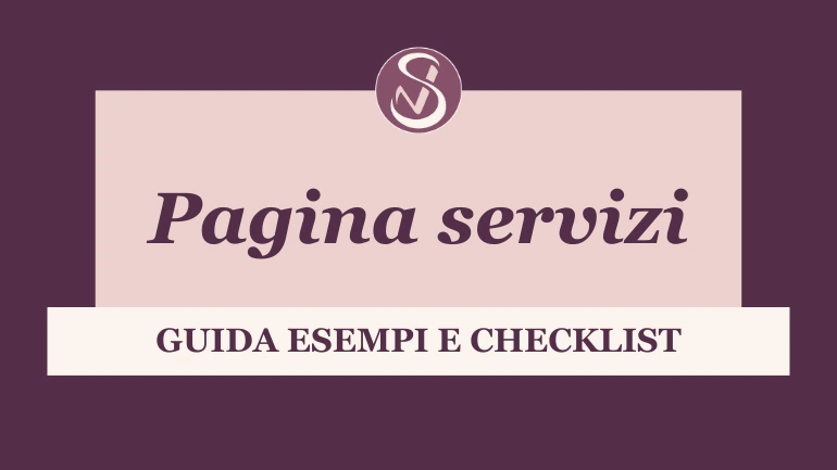 Come scrivere la pagina servizi