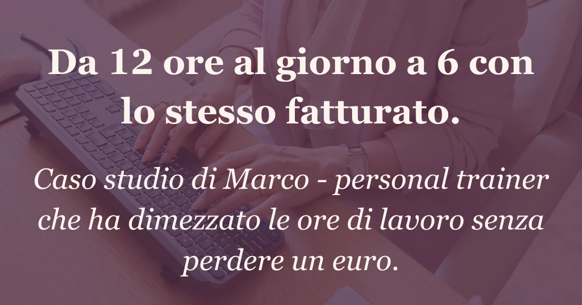 Immagine per i social caso studio marco personal trainer - Sara Venturi - Business strategist caso studio Marco personal trainer - immagine per i social