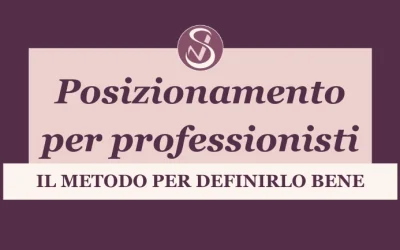 HOME 1 Posizionamento per professionisti: il metodo per definirlo bene